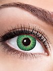 Lente a contatto iride verde con diottrie