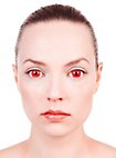 Lentilles de contact Sclera Blutbestie