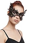 Leren masker Zwarte zwaan