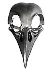 Maschera animale - teschio di corvo