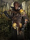 Maschera da orco in silicone - Grakharr