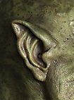 Maschera da orco senza mento in silicone - Grakharr