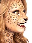 Masque de chat sauvage en latex à coller