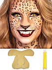 Masque de chat sauvage en latex à coller