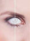 Matrix Kontaktlinse mit Dioptrien