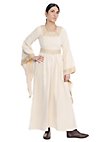 Medieval velvet dress with border - Niobe