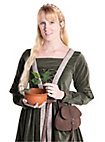 Medieval velvet dress with border - Ophelia