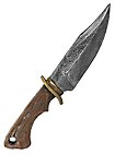 Messer - Bowie Knife braun/gold (32cm) Polsterwaffe