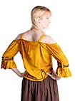 Middelalder Bluse Med Dekoration - Ina