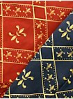Middeleeuws Kleed - Fleur-De-Lis, Rood