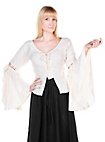 Middeleeuwse Blouse Met Trompetmouwen - Carmen
