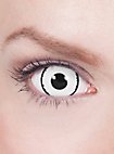 Mini-Sclera weiß-schwarz Kontaktlinsen