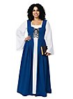 Magd Oberkleid blau 