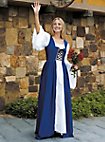 Magd Oberkleid blau 
