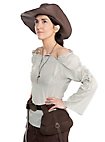 Mittelalterbluse in Leinenoptik - Mia
