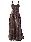 Mittelalterkleid mit Schnürung und Borte - Alania