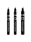 Molotow - Marker Set: 1mm, 2mm, 4mm Liquid Chrome