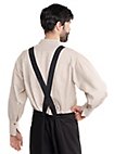 Pantalón De Uniforme Con Tirantes Negro