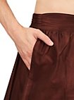 Pantaloni alla marinara marroni