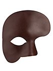 Phantom braun Venezianische Ledermaske