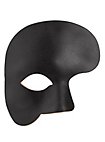 Phantom schwarz Venezianische Ledermaske