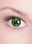 Prescription Contact Lens Green Iris