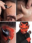 Prothèse en latex cornes de diable