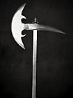 Renaissance battle axe - crescent with raven beak - B-Ware