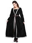 Robe en velours avec bordure 2124N