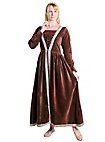 Robe en velours avec bordure 2124N