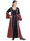 Robe médiévale avec bordure - Angie