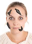 Sangsues à coller (silicone)