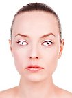 Sclera Taches de sang Lentilles de contact