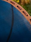 Scudo rotondo 75 cm - Gastir, arma Larp blu