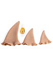 Set corna di demone XXL, 3 pezzi, colla 12ml