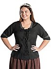 Short sleeve medieval blouse - Valeria