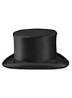 Silk gloss Top Hat black 15 cm