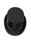 Silk gloss Top Hat black 15 cm