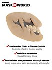 Slashed Zombie Mouth Latex Prosthetic Piece