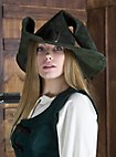 Sombrero de Bruja de Cuero - Wicca