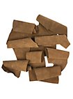Suede leather remains - beige