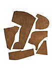 Suede leather remains - beige
