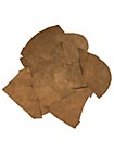 Suede leather remains - beige