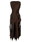Tenue de voleuse de grand chemin en cuir noir