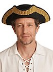 Tricorne de pirate noir