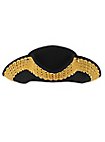 Tricorne de pirate noir