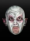 Vampire Chinless Mask Made of Latex