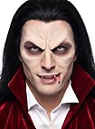 Vampirmaske, geschminkt zum Ankleben aus Latex
