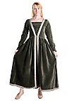 Vestido Medieval de Terciopelo con Cenefa - Ophelia
