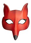 Volpe Femmina de cuoio Maschera veneziana in pelle